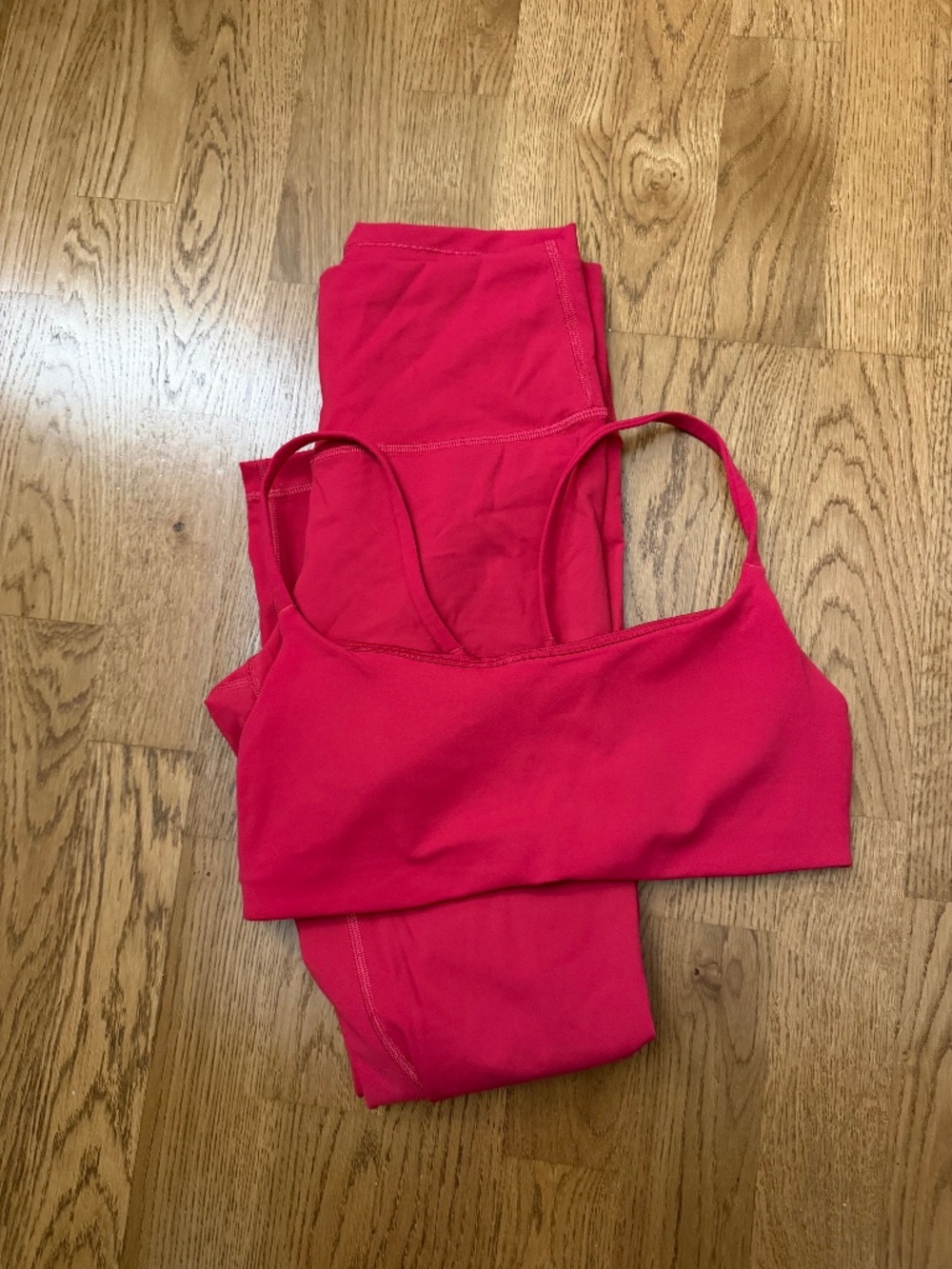 Lululemon Wunder Train Leggings and Sports Bra - size 8